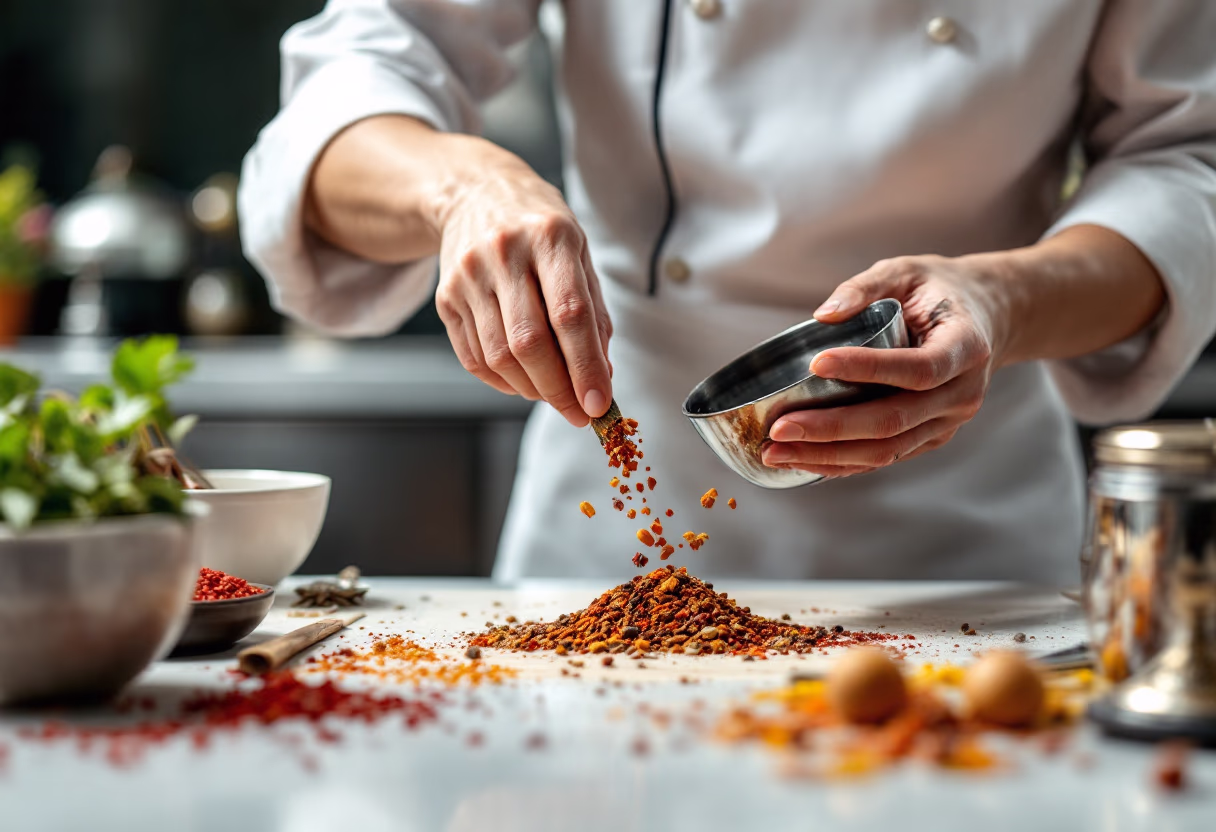 image of a chef in the kitchen (for a chinese restaurant)