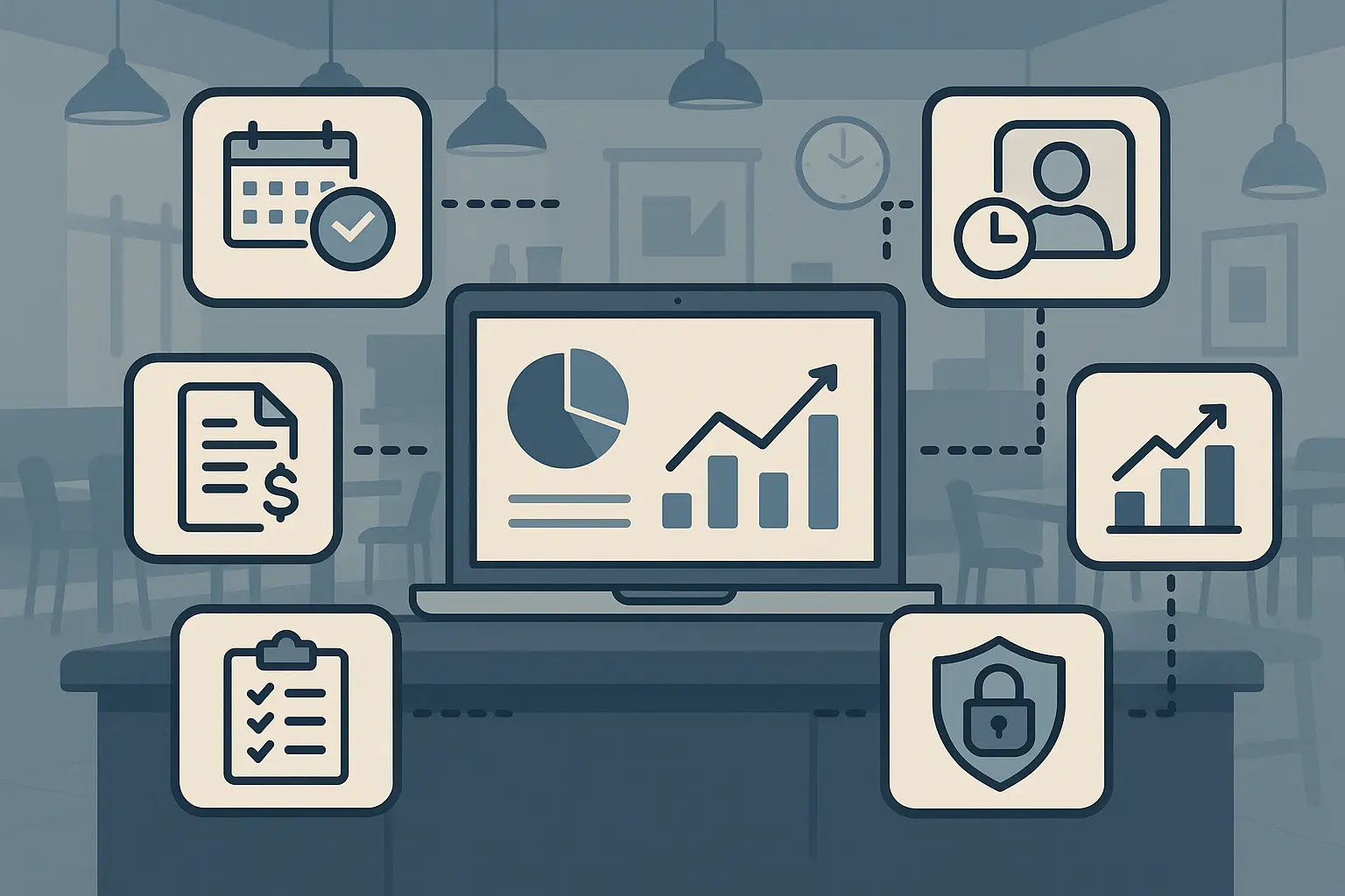 Software in restaurants and bars and pubs